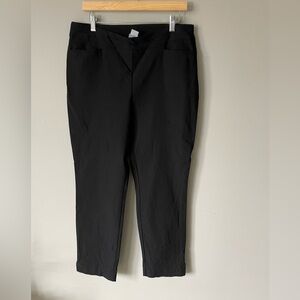 Chico's Elegant Black Brigitte Ankle Trousers